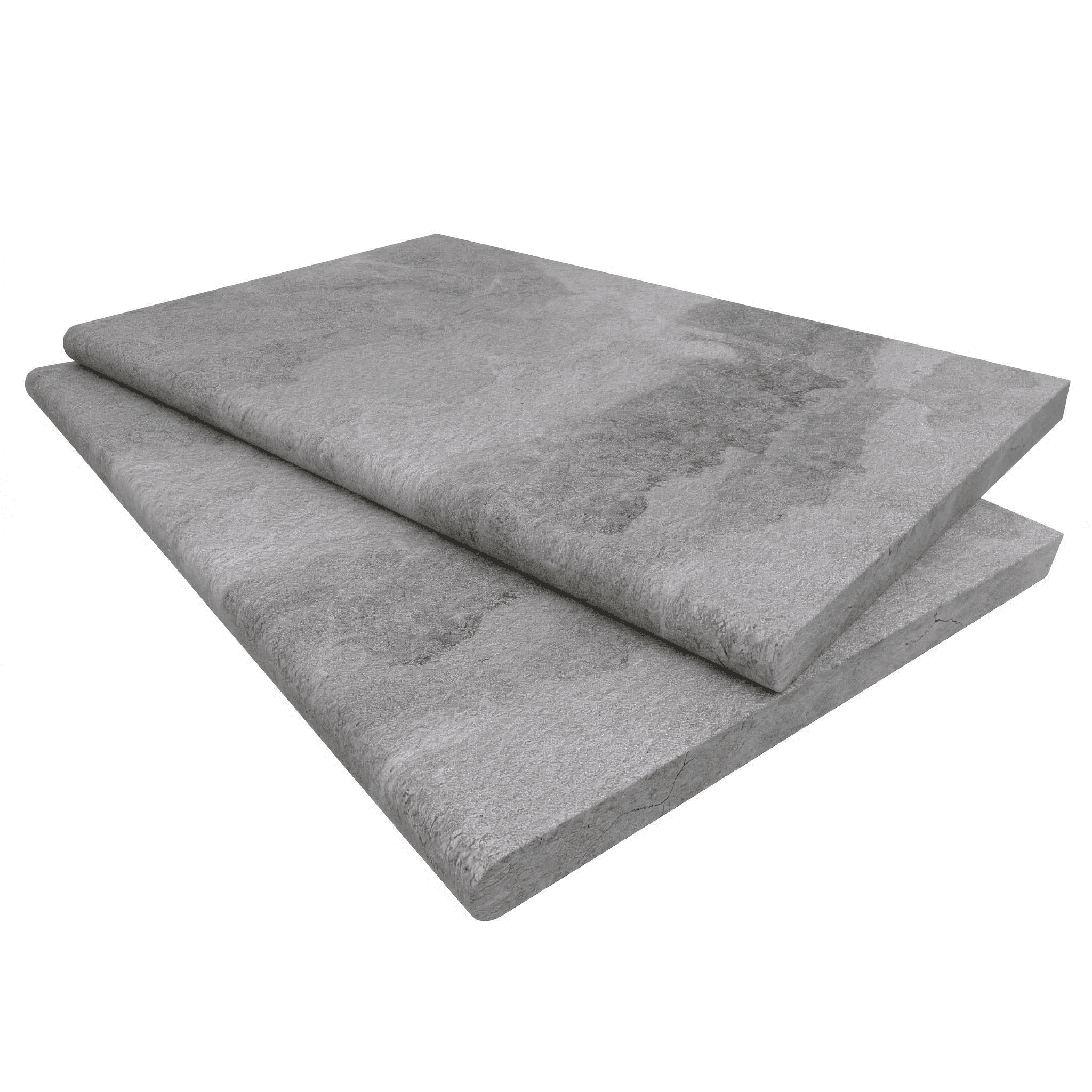 Aegean Grey Sandblasted 16x24 3cm Single Bullnose Coping