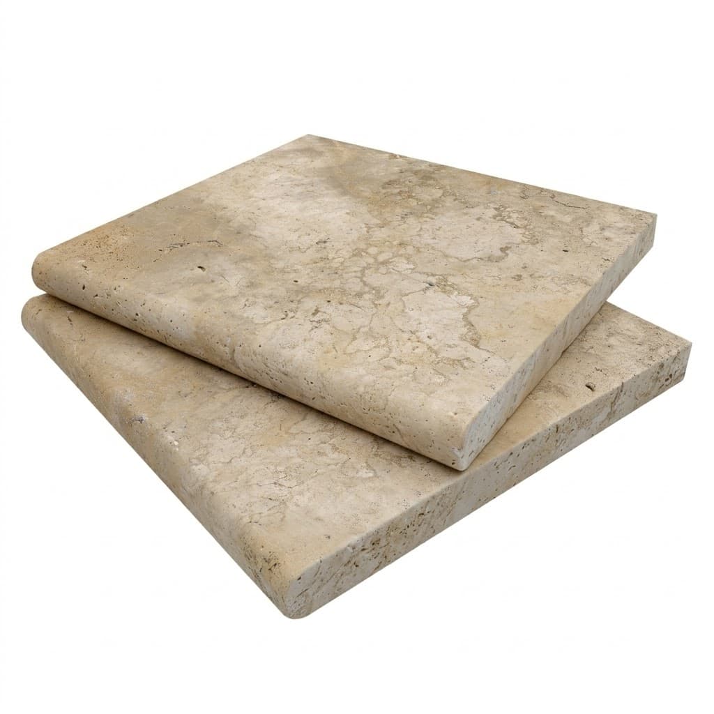 Antique Light Honed 12x12 3cm Single Bullnose Coping