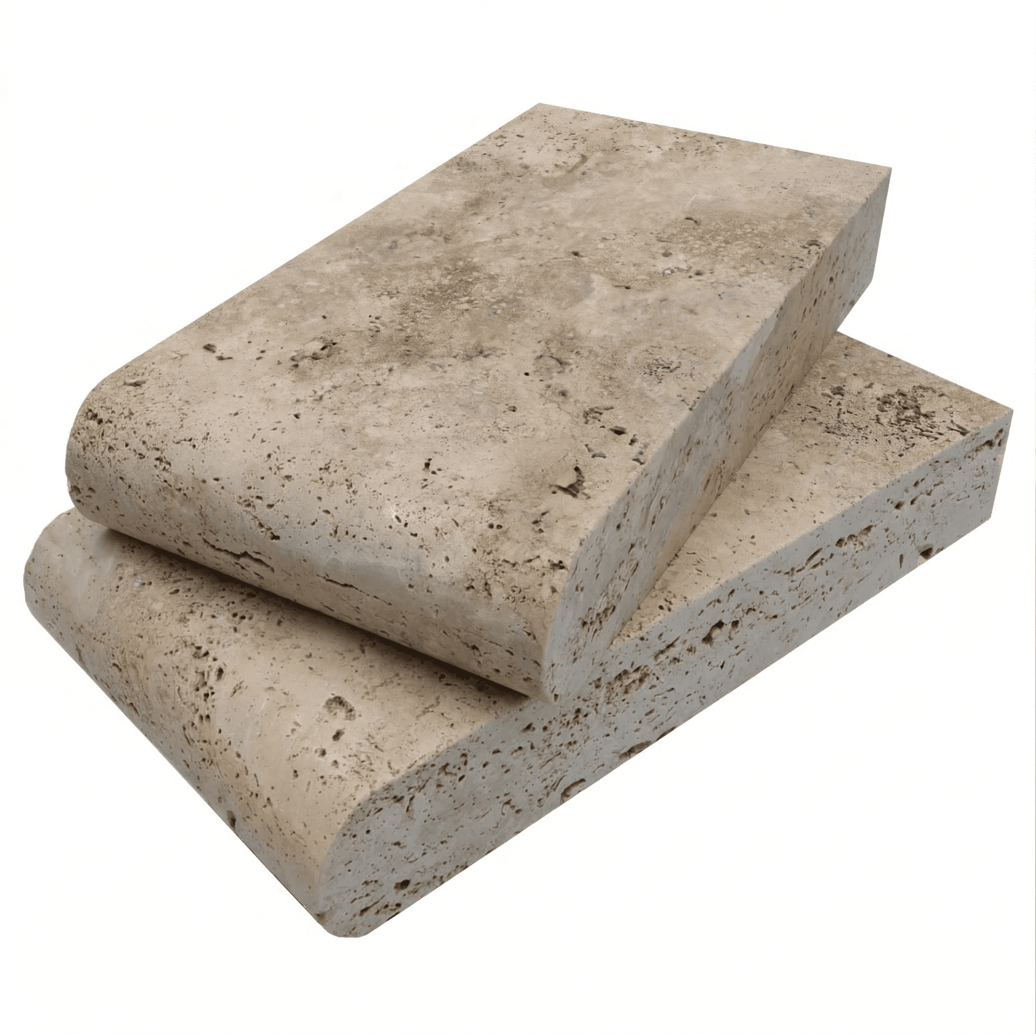 Antique Light Honed 6x12x2 Single Bullnose Coping