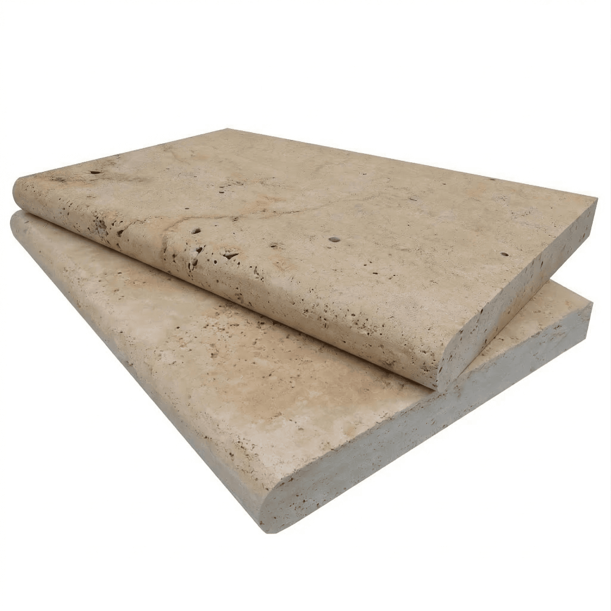 Antique Light Honed 16x24x2 Single Bullnose Coping