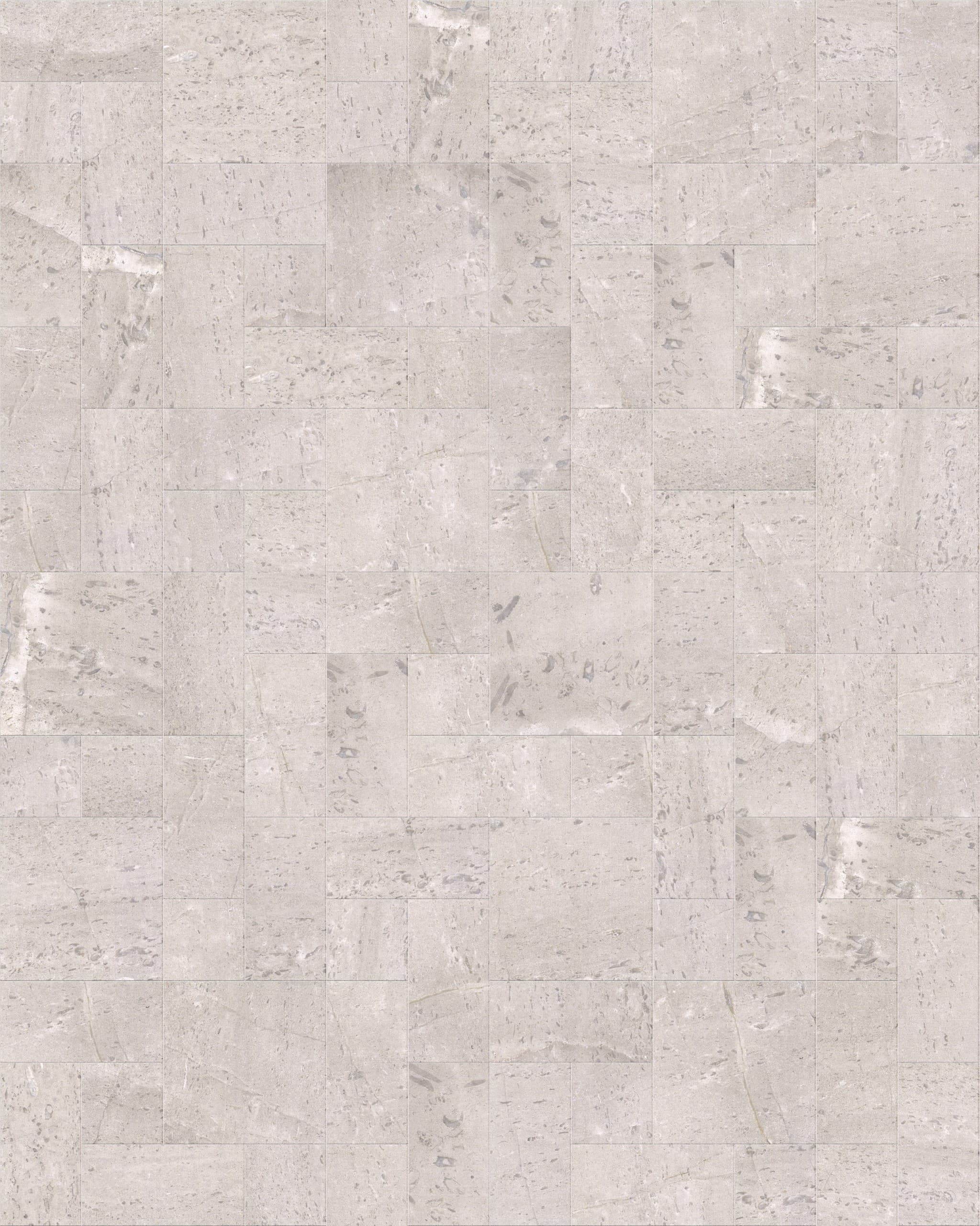 Pearl Grey Honed ANS Combo Pattern 3cm Modern Tumbled Paver