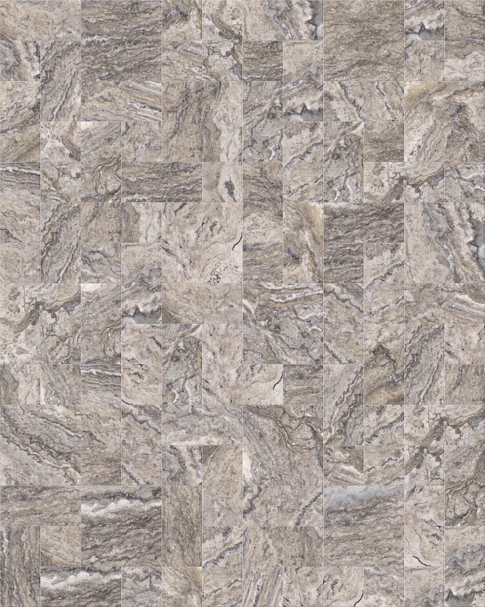 Plata Honed ANS Combo Pattern 3cm Modern Tumbled Paver