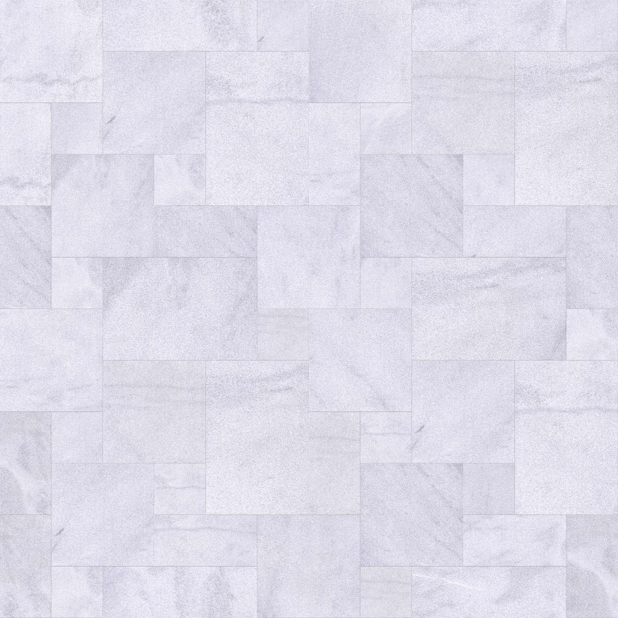 White Cloud Leathered French Pattern 3cm Modern Tumbled Paver