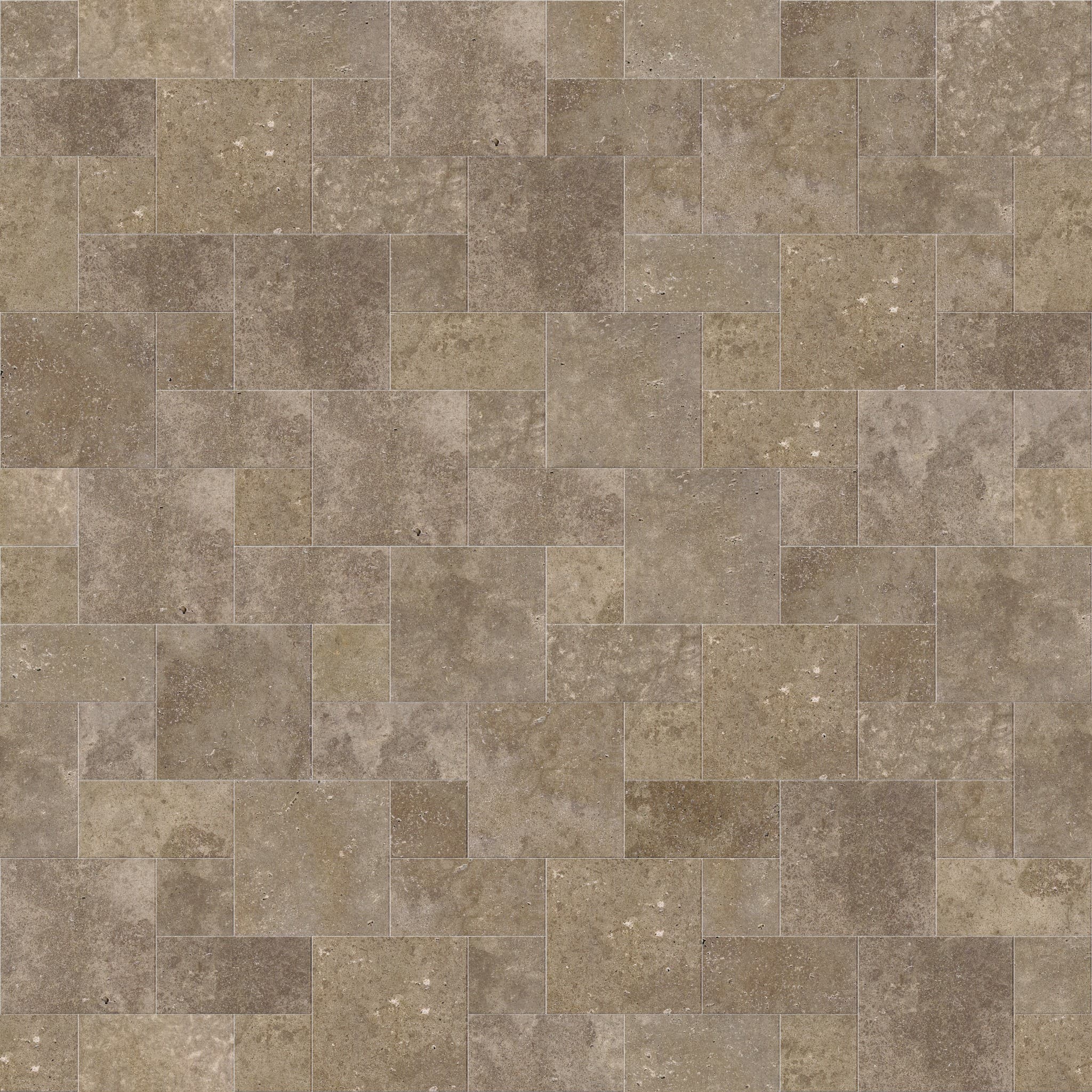 Denizli Noche Honed Roman Pattern 3cm Modern Tumbled Paver