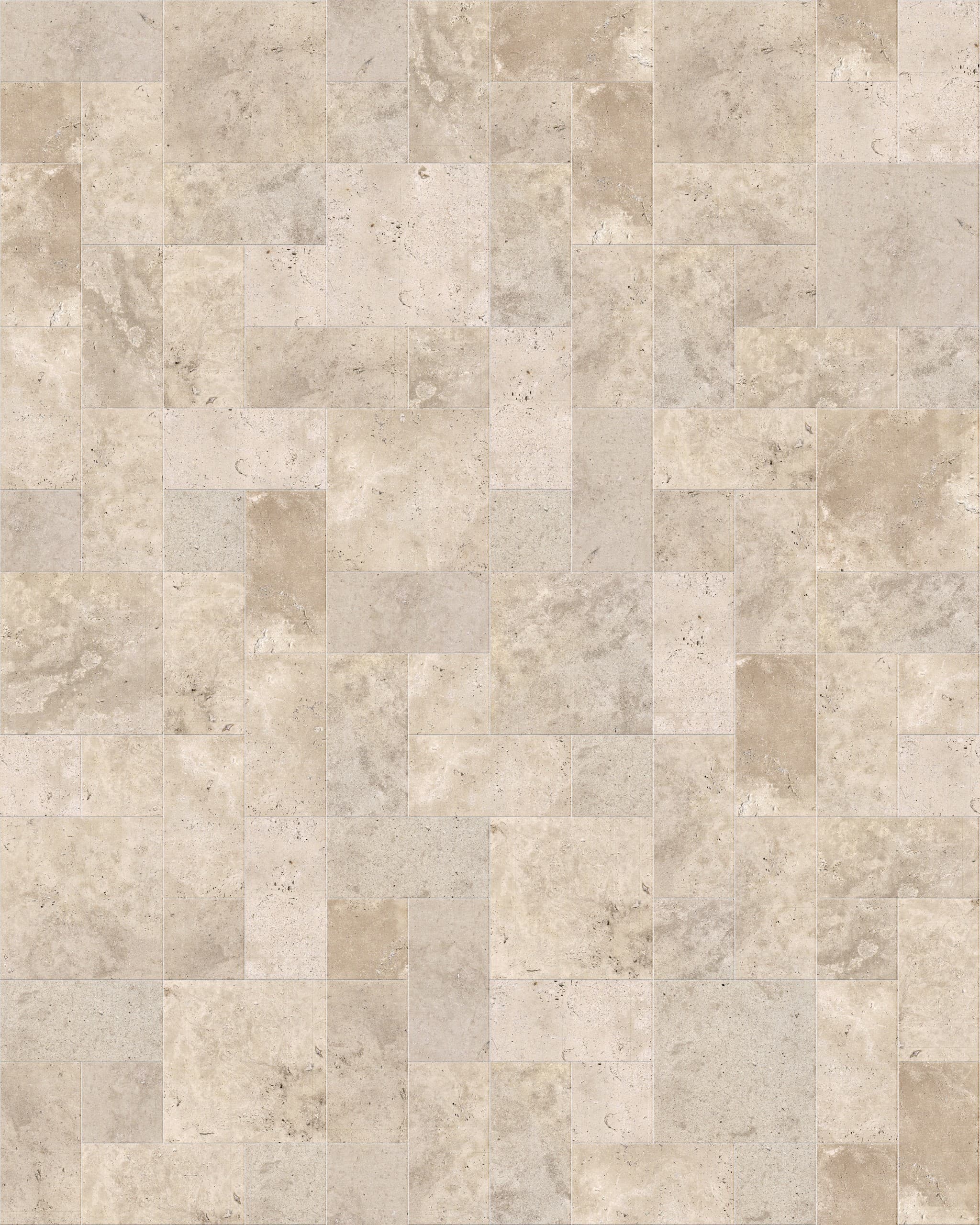 Light Premium Honed ANS Combo Pattern 3cm Modern Tumbled Paver