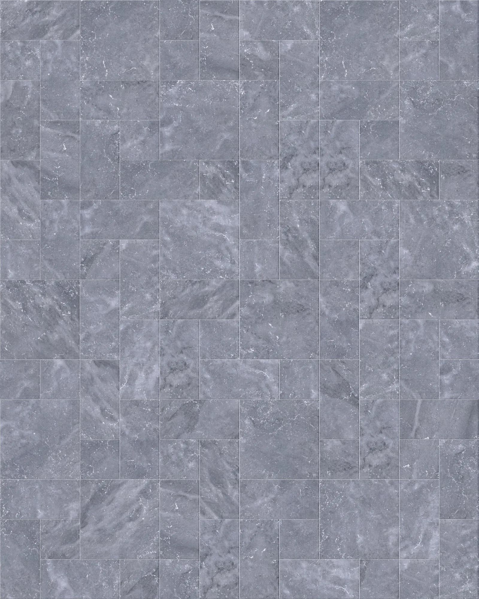 Blue Stone Marble Honed ANS Combo Pattern 3cm Modern Tumbled Paver