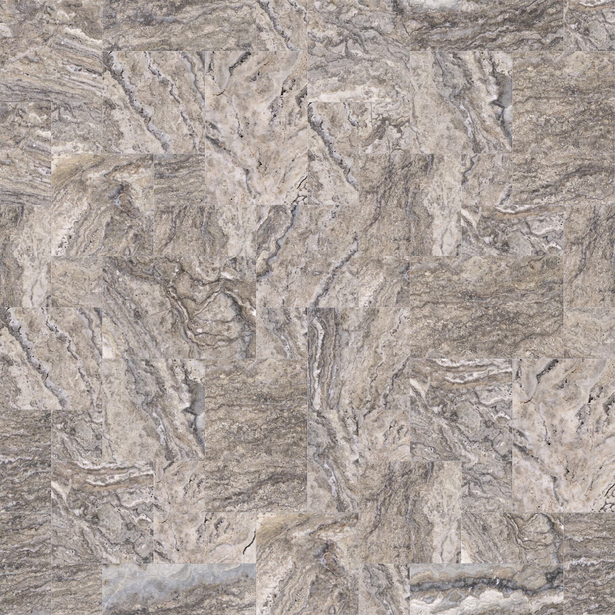 Plata Honed French Pattern 3cm Modern Tumbled Paver