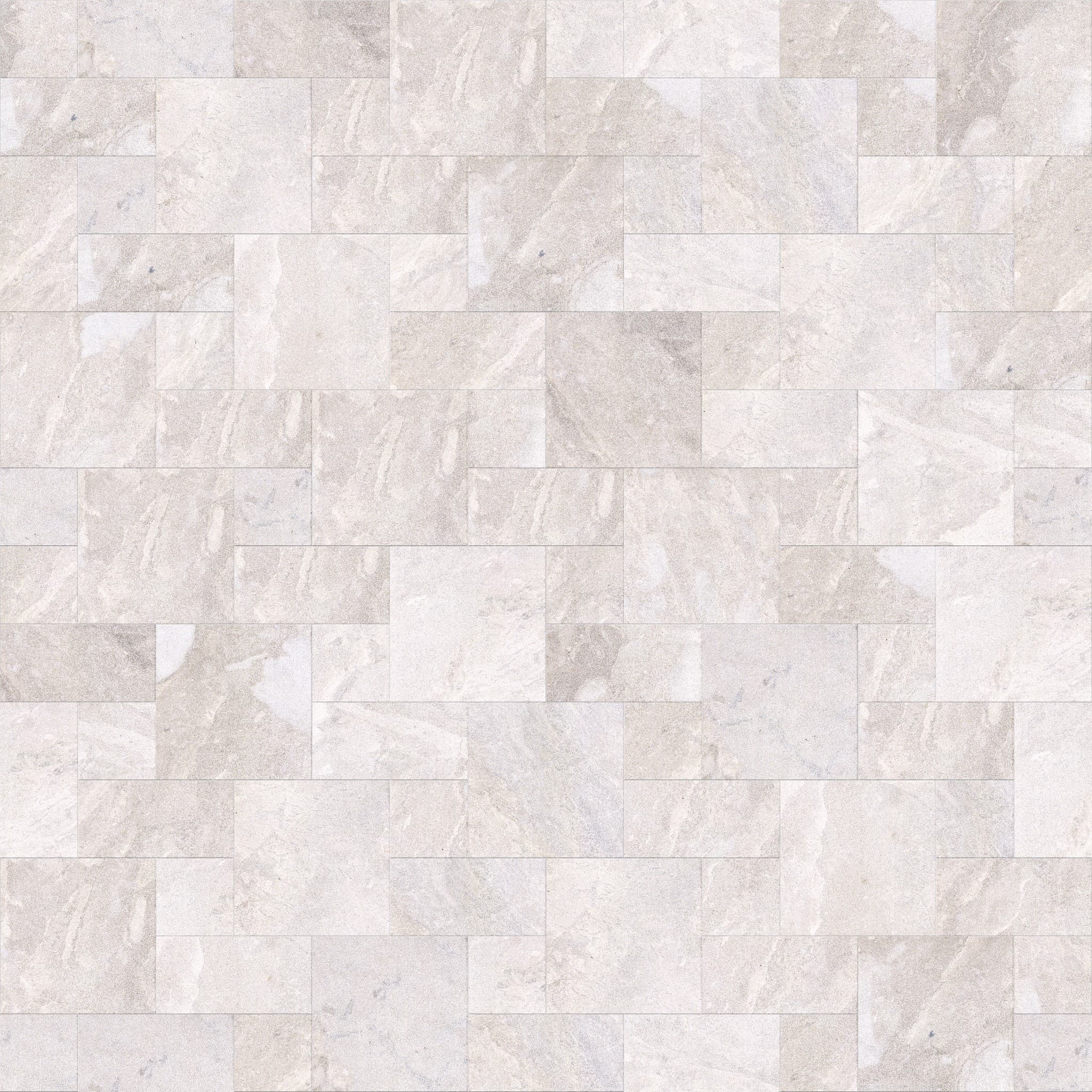 Royal Cream Leathered Roman Pattern 3cm Modern Tumbled Paver