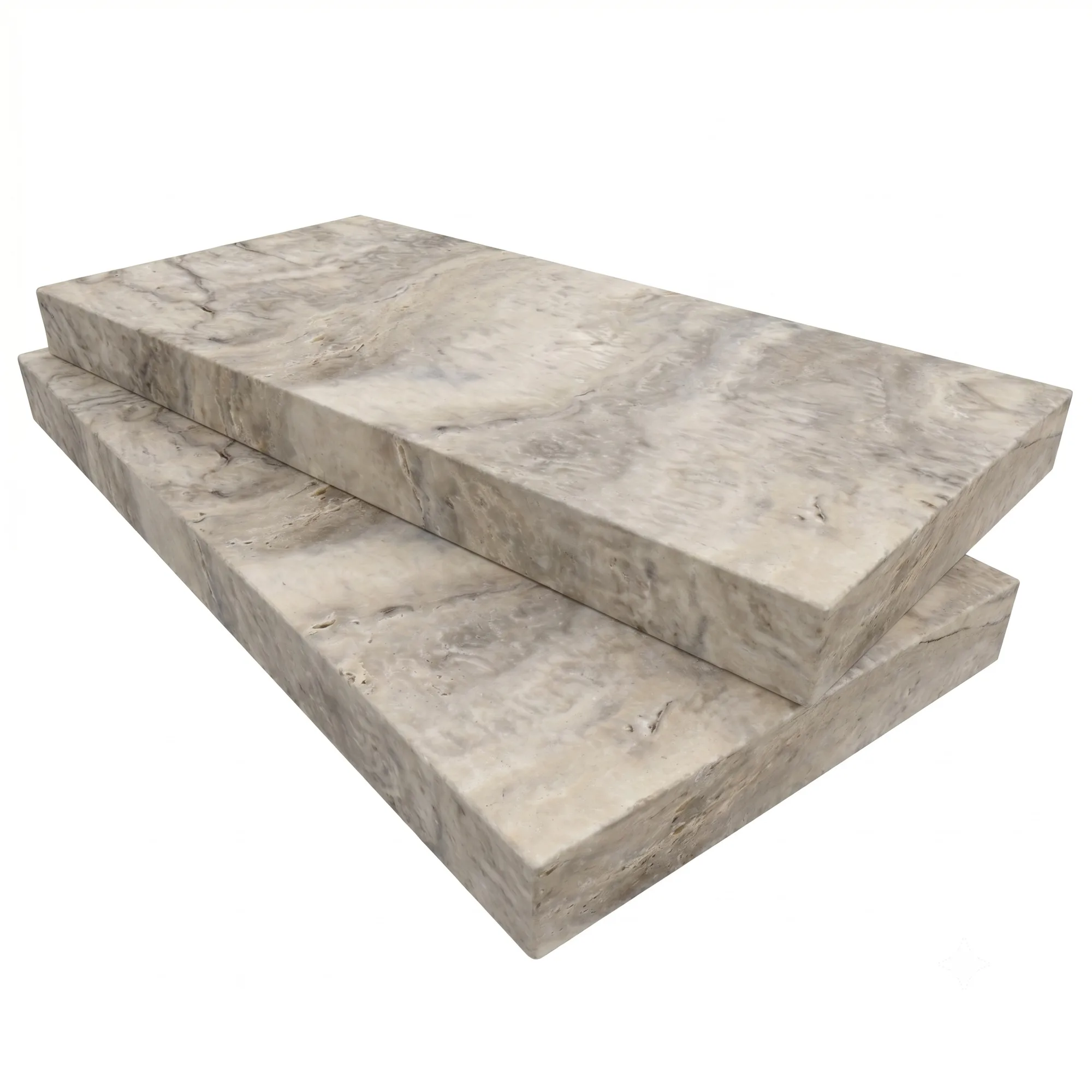 Cafe Premium Travertine Honed 12x24 5cm Eased Edge Coping