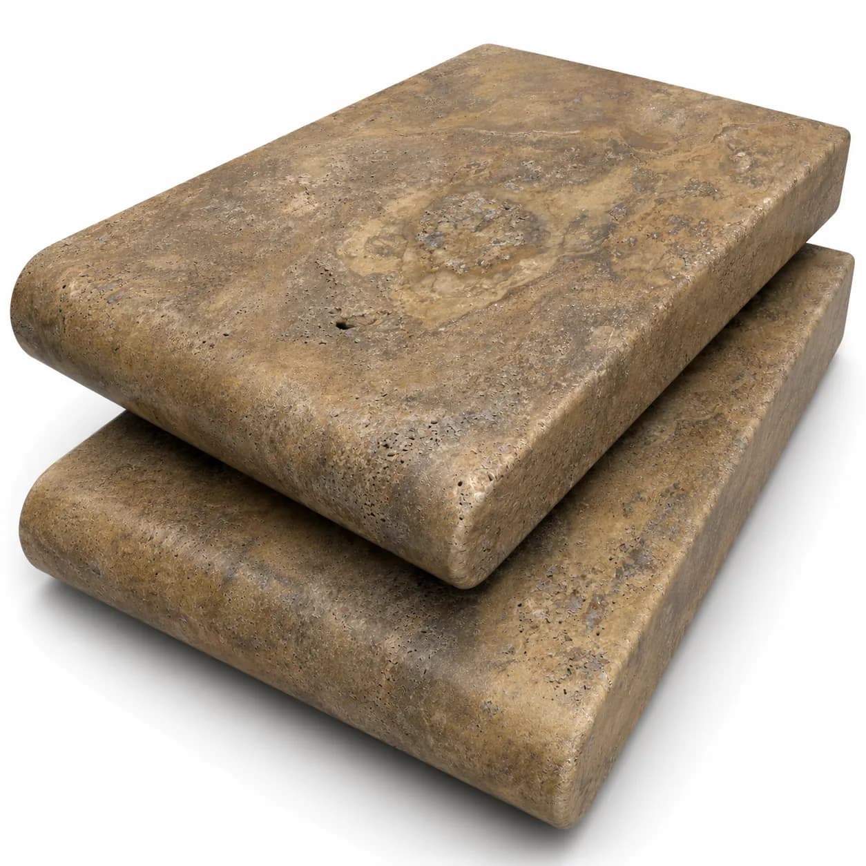 Scabos Travertine Honed 6x12 3cm Single Bullnose Coping