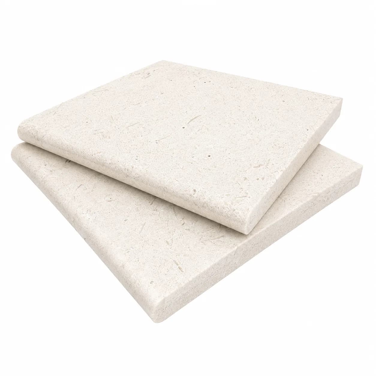 Myra White Limestone Honed 12x12 3cm Single Bullnose Coping
