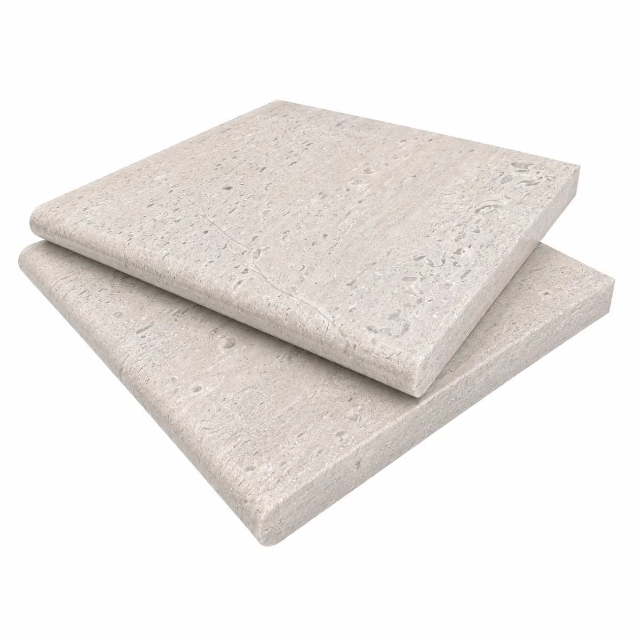 Pearl Grey Limestone Honed 12x12 3cm Single Bullnose Coping