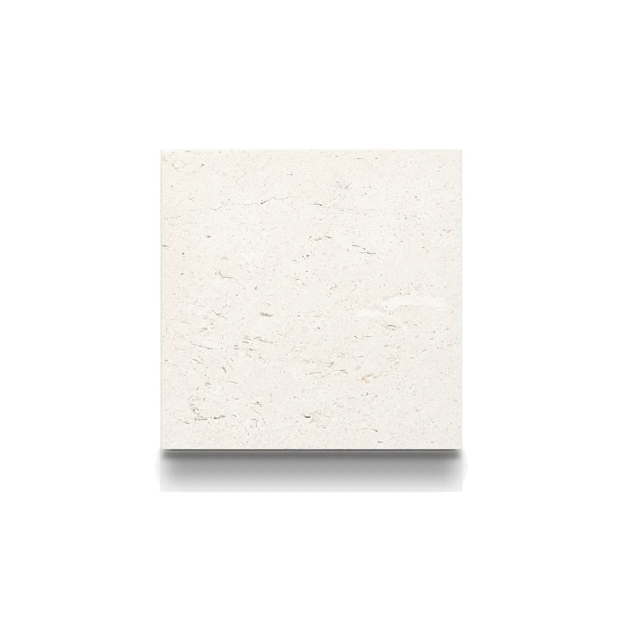 Myra White Limestone Honed 16x16 3cm Modern Tumbled Paver