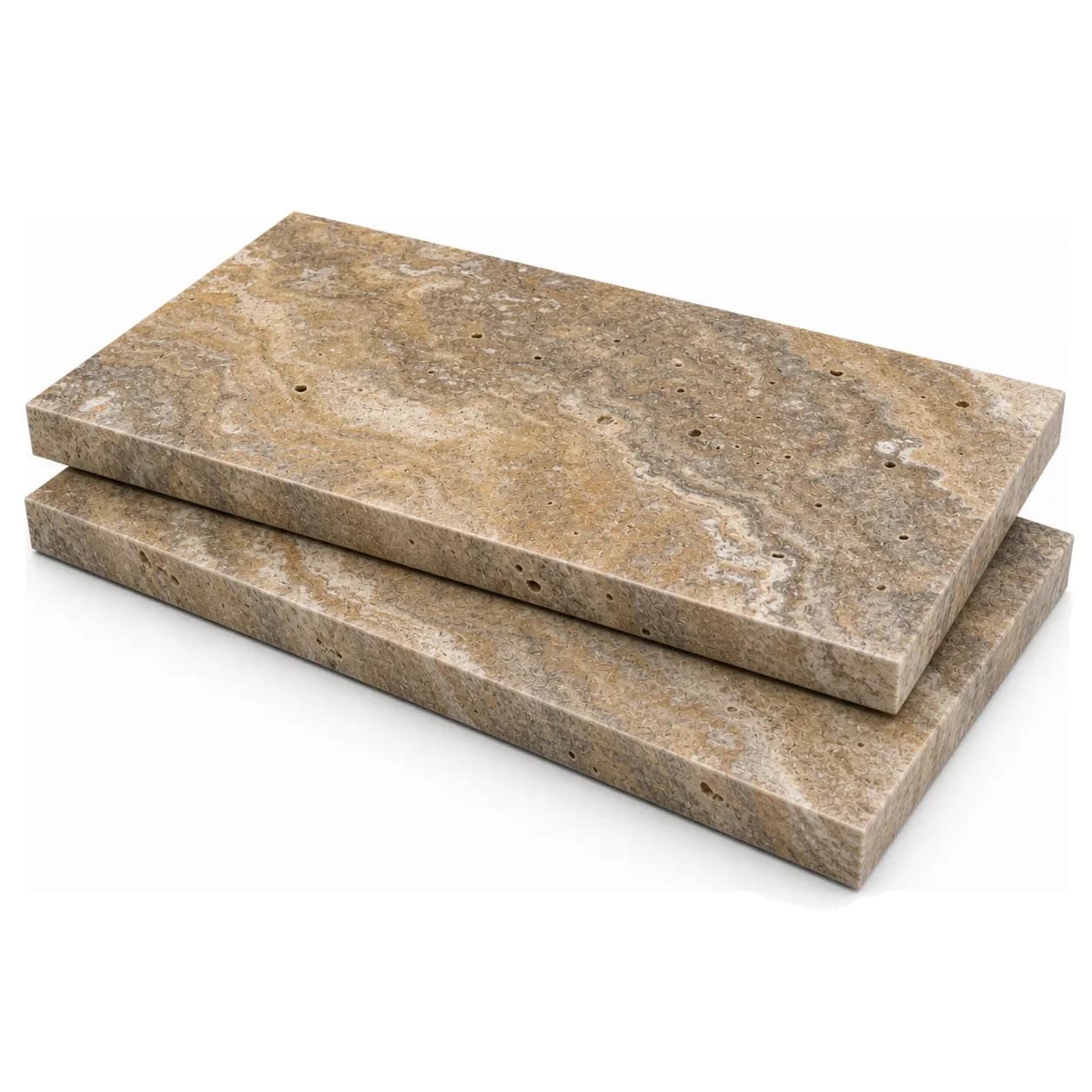 Scabos Travertine Honed 12x24 3cm Modern Tumbled Paver