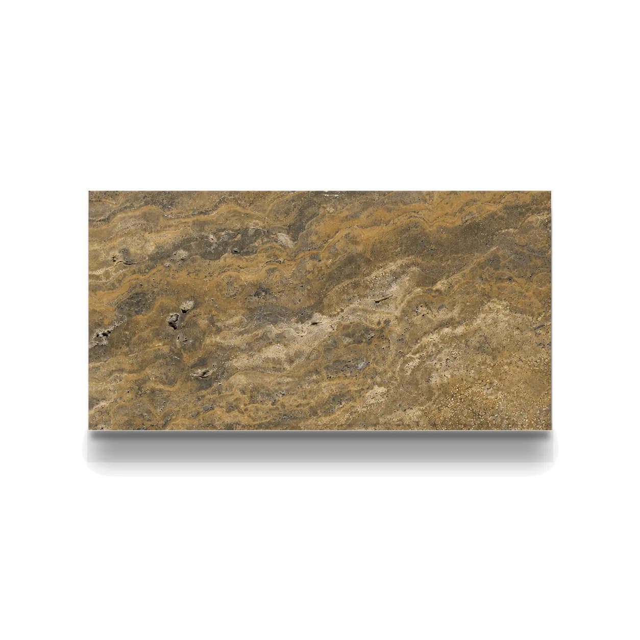 Scabos Travertine Honed 12x24 1.2cm Modern Tumbled Tile