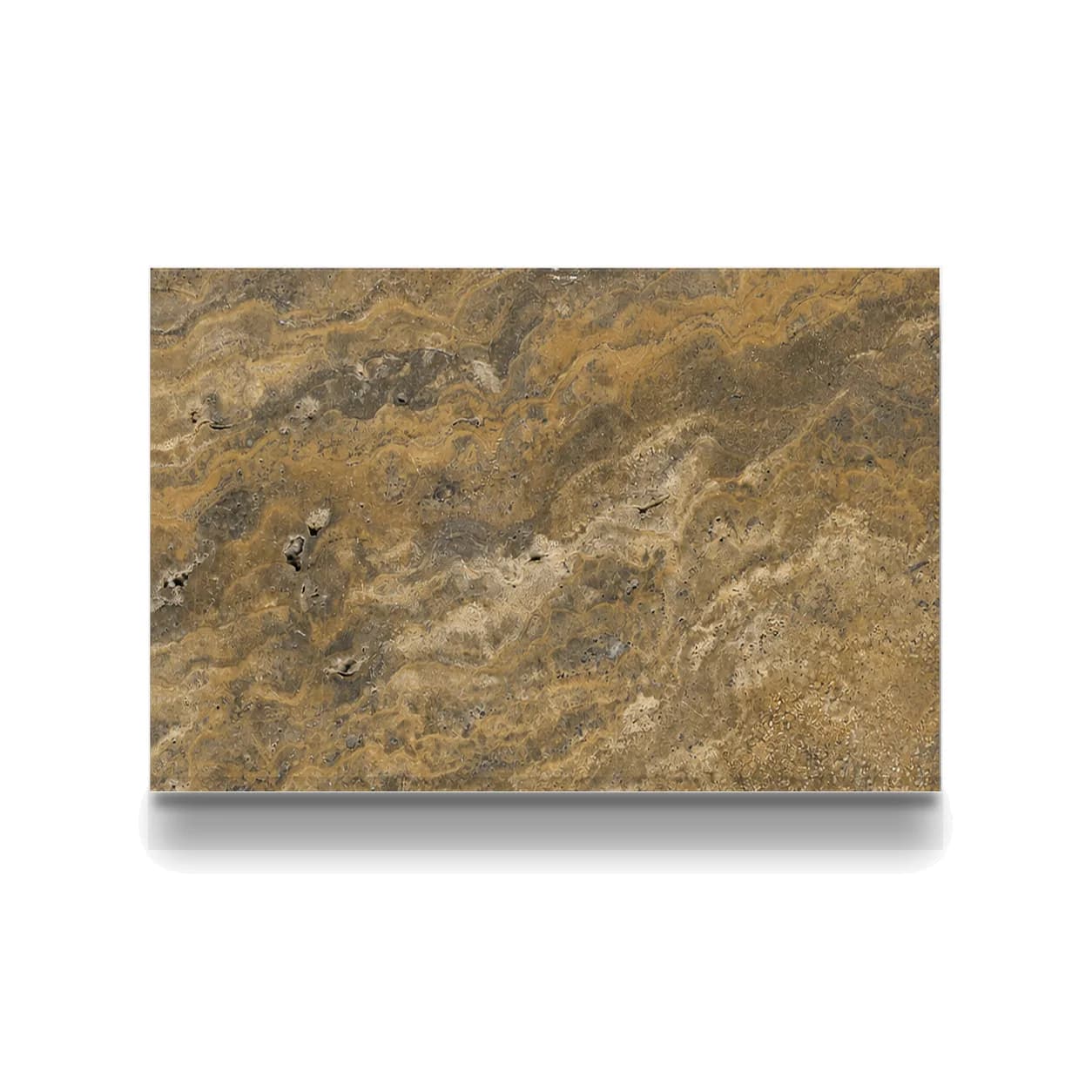 Scabos Travertine Honed 16x24 1.2cm Modern Tumbled Tile