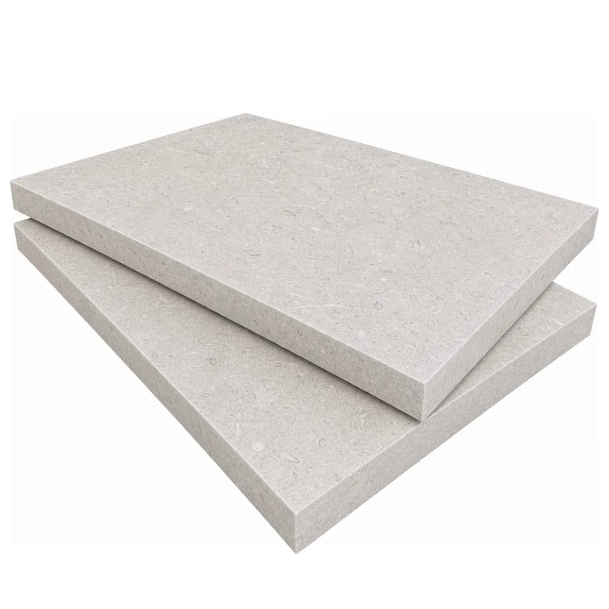 Pearl Grey Limestone Honed 16x24 3cm Modern Tumbled Paver