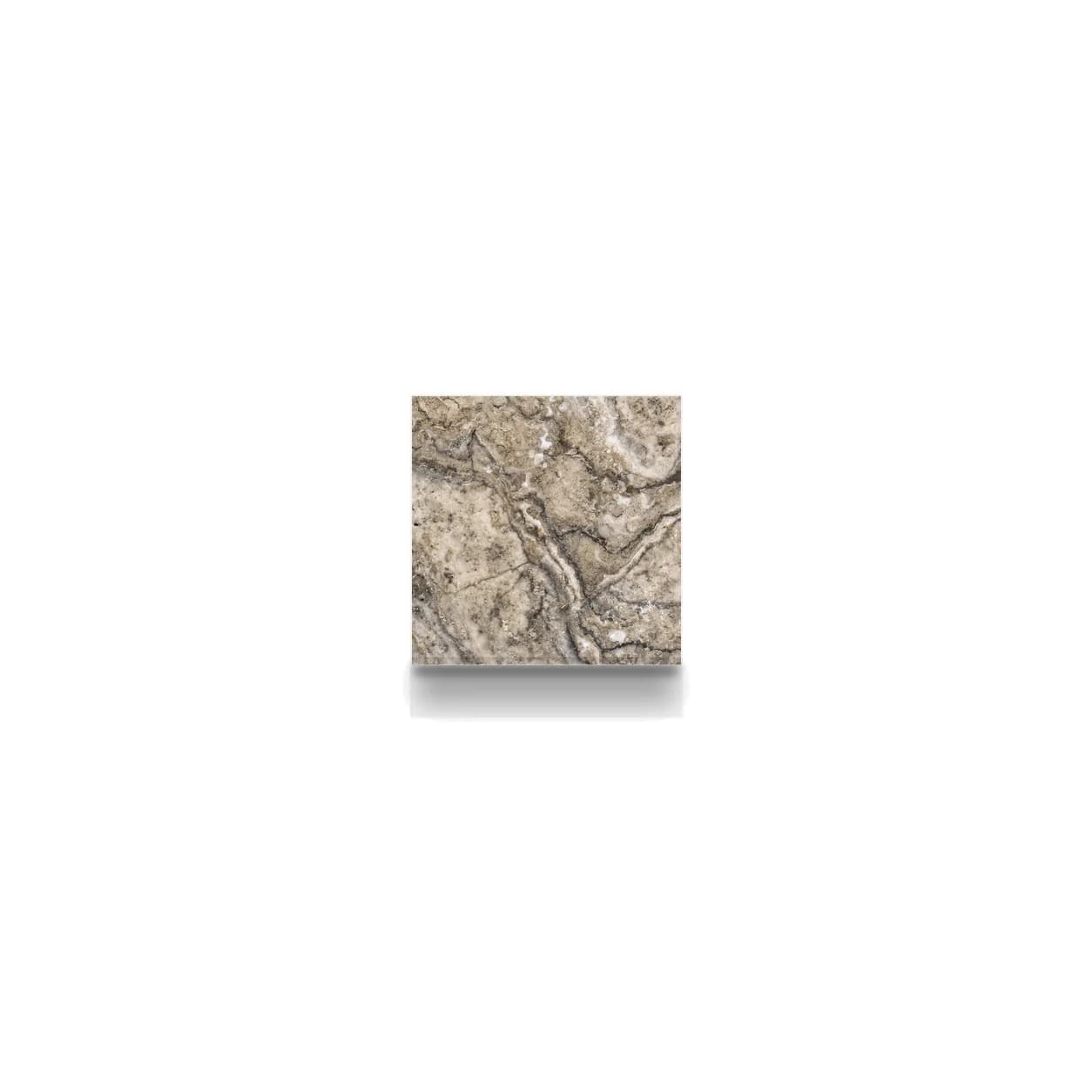 Plata Travertine Honed 4x4 1.2cm Modern Tumbled Tile