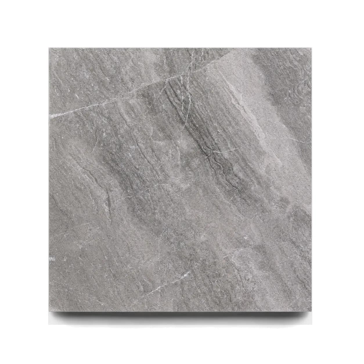 Aegean Grey Marble Sandblasted 12x12 3cm Modern Tumbled Paver