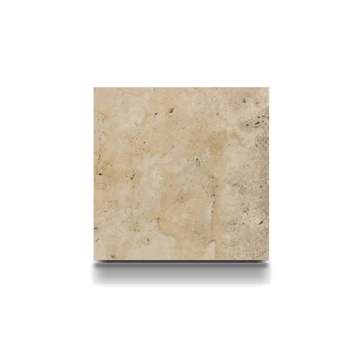 Antique Light Travertine Honed 16x16 3cm Modern Tumbled Paver