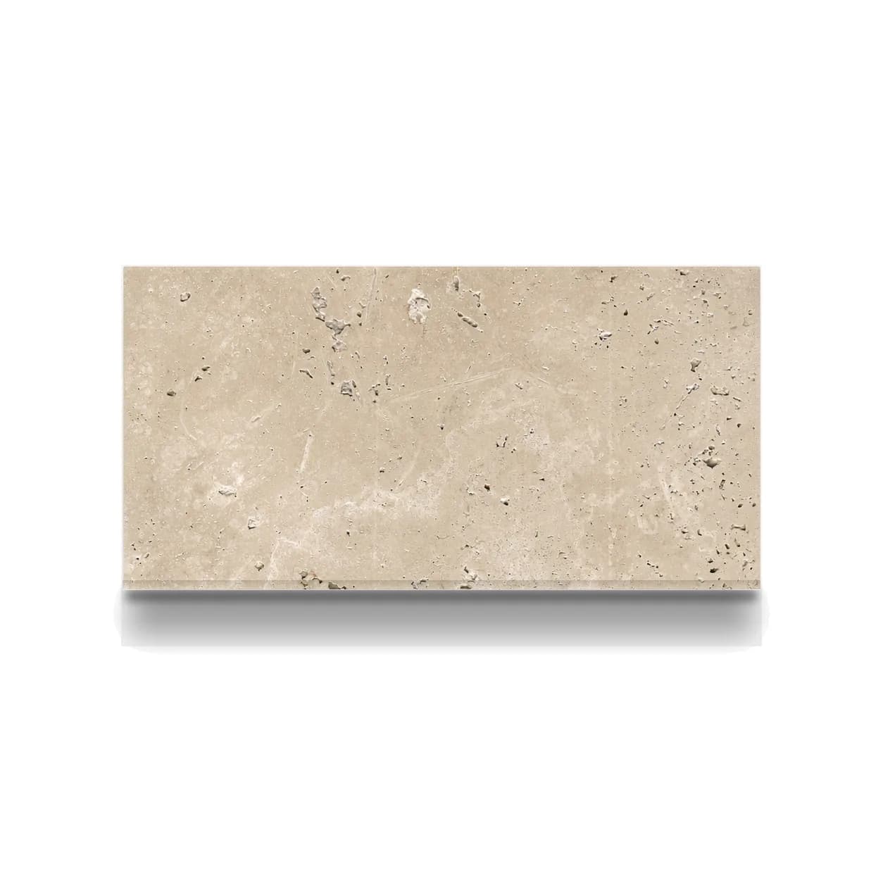 Light Premium Travertine Honed 6x12 3cm Modern Tumbled Paver