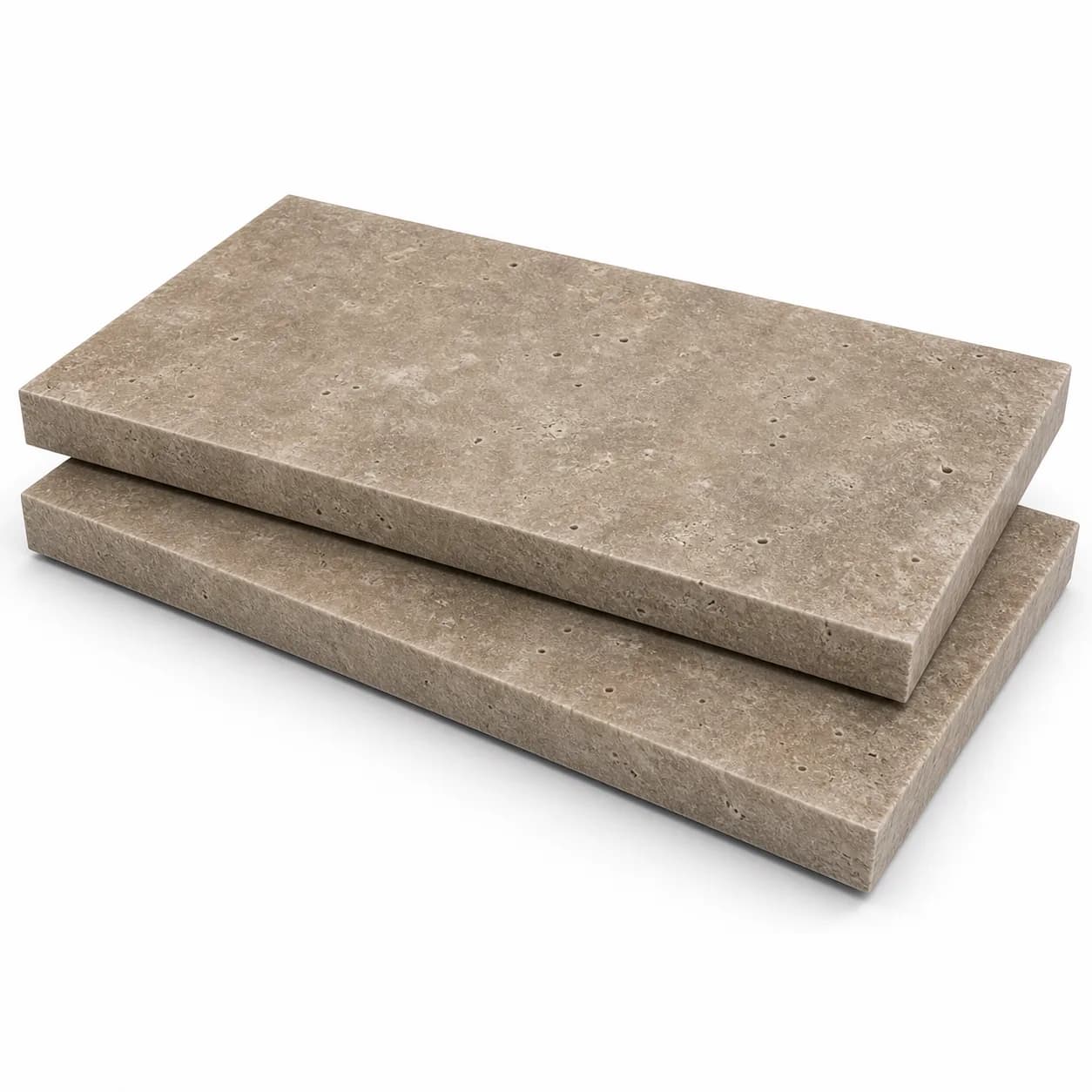 Walnut Premium Travertine Honed 12x24 3cm Modern Tumbled Paver