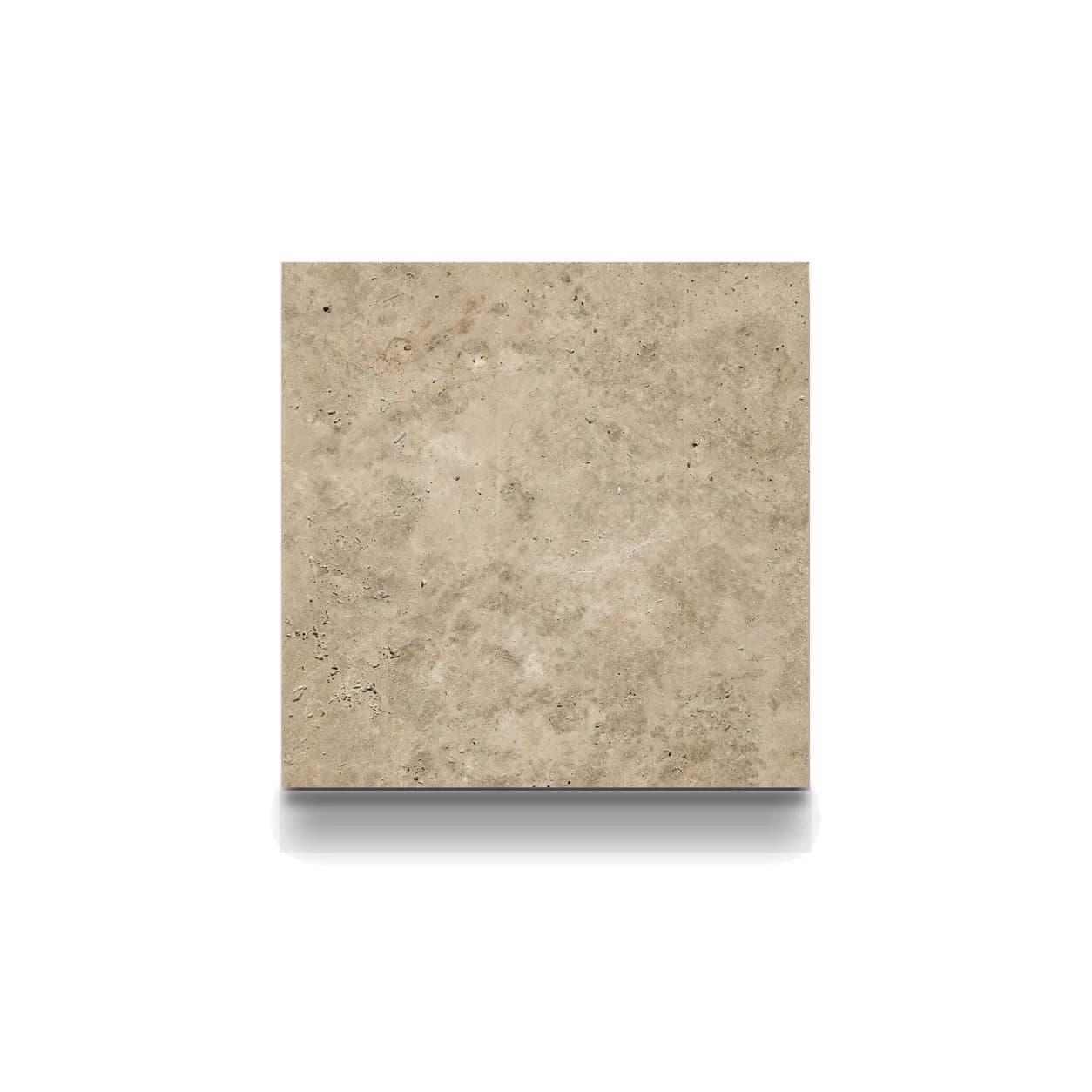 Walnut Premium Travertine Honed 16x16 3cm Modern Tumbled Paver