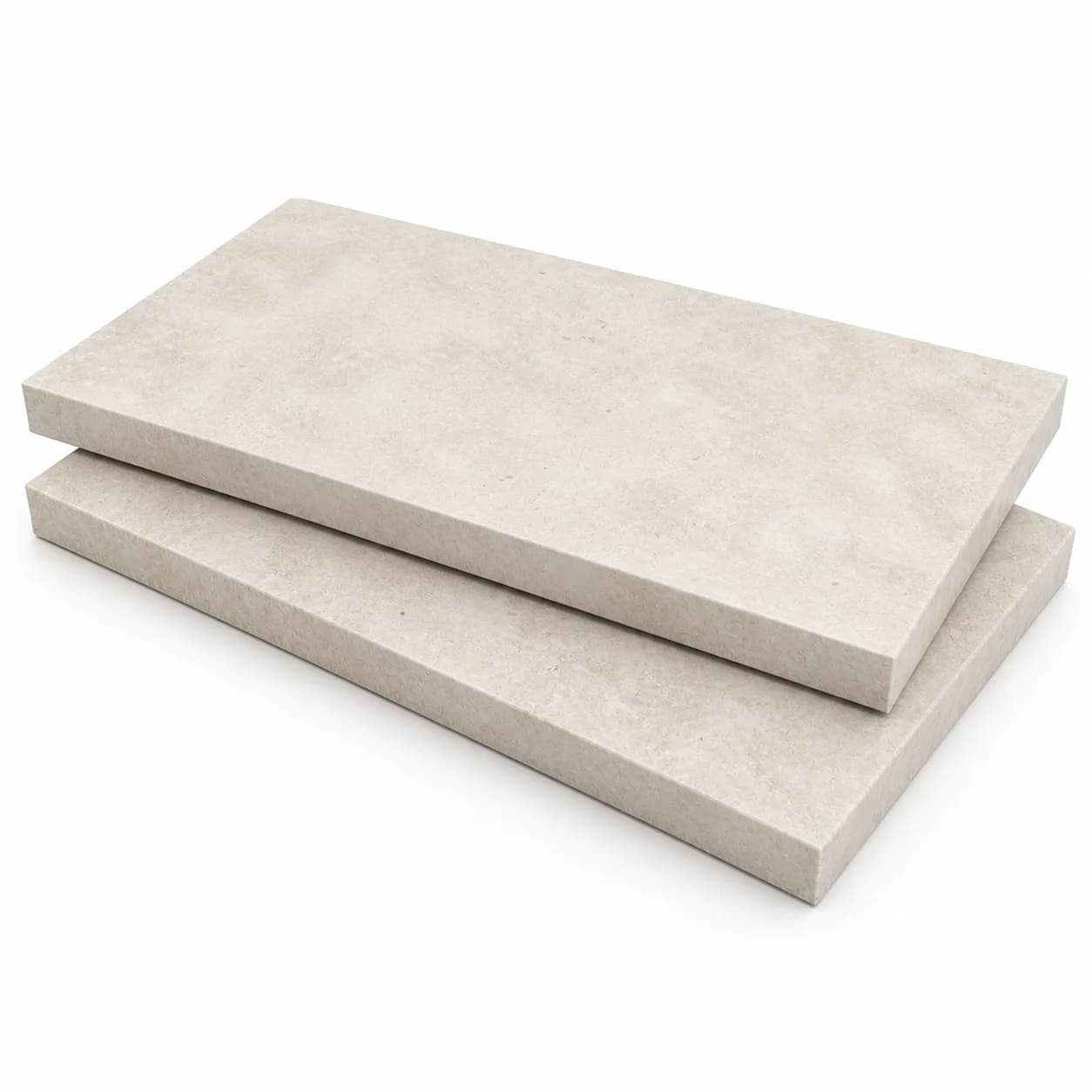 Majestic Cream Marble Leathered 12x24 3cm Modern Tumbled Paver