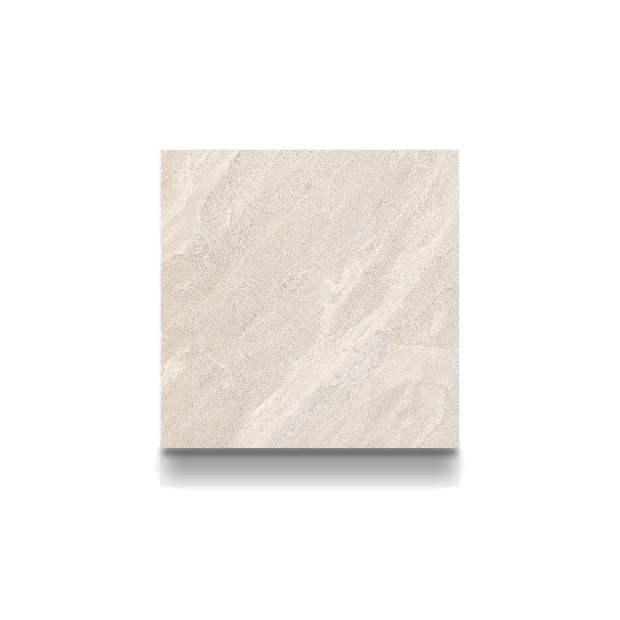 Royal Cream Marble Leathered 16x16 3cm Modern Tumbled Paver