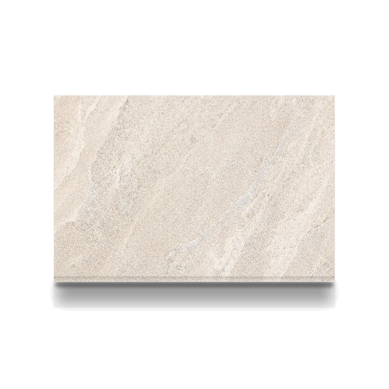 Royal Cream Marble Leathered 16x24 1.2cm Modern Tumbled Tile