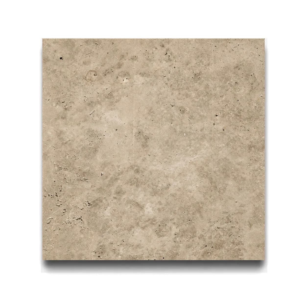 Walnut Premium Travertine Honed 24x24 1.2cm Modern Tumbled Tile