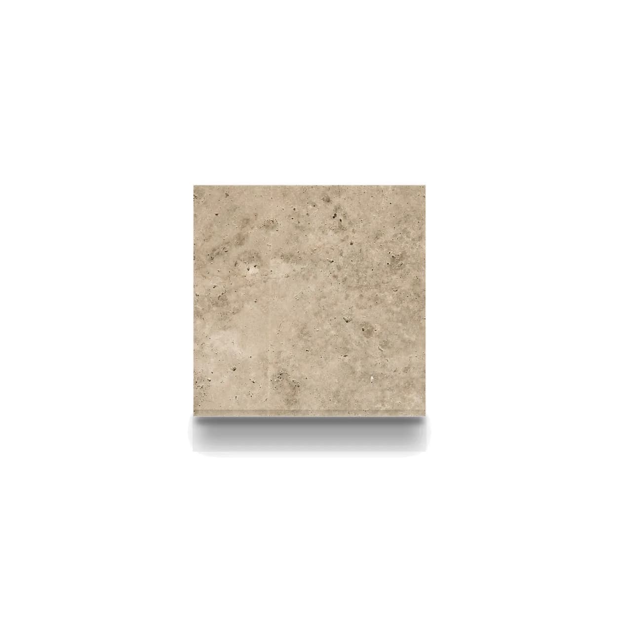 Walnut Premium Travertine Honed 6x6 3cm Modern Tumbled Paver
